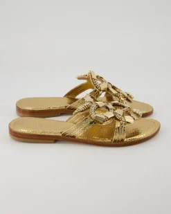 PS361 Pantoletten in Gold