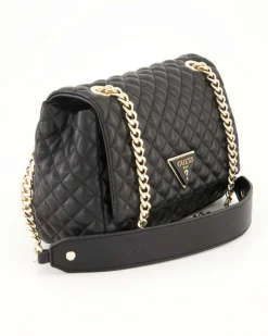 Rianee Quilt Cnvrtble Xbdy Flp Umhängetasche in Schwarz