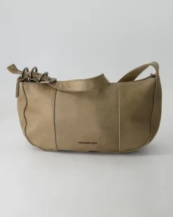Ride Easy Round Shoulderbag Umhängetasche in Beige