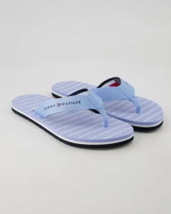 Rope Sandal Pantoletten in Blau