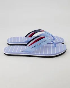 Rope Sandal Pantoletten in Blau