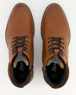 Rostolo-701-Tex Stiefeletten in Braun