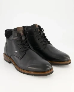 Rostolo-701-Tex Stiefeletten in Schwarz