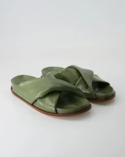 S210 Pantoletten in Grün