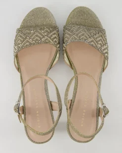 Sandale Sandalen in Silber