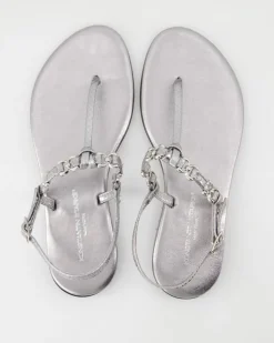 Sandale Sandalen in Silber