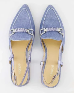 SANDRA Slingpumps in Blau