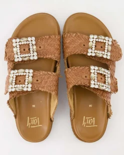 S476B27212D9 Pantoletten in Braun