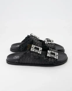 S476B272118W Pantoletten in Schwarz