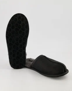 Scuff Hausschuhe in Schwarz