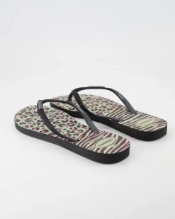 Slim Animals Zehentrenner in Schwarz