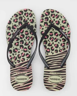 Slim Animals Zehentrenner in Schwarz