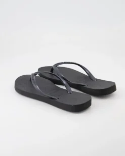 Slim Zehentrenner in Schwarz