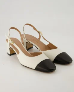 Sling Slingpumps in Weiß