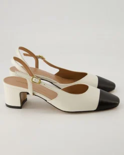 Sling Slingpumps in Weiß