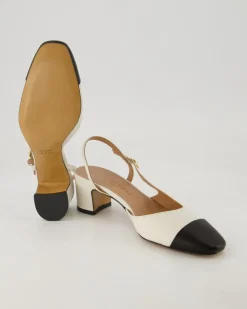 Sling Slingpumps in Weiß