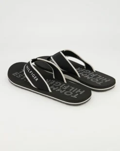 Sporty Beach Sandal Zehentrenner in Schwarz