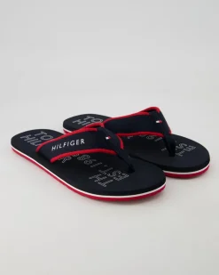 Sporty Beach Sandal Zehentrenner in Blau