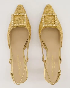 Stefi Slingpumps in Gold