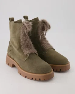 Stiefelette Winterschuhe in Grün