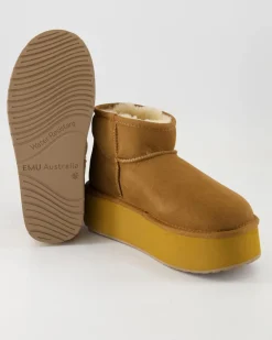 Stinger Micro Flatform Winterstiefel in Beige