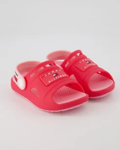 Stripes Sandalen in Pink