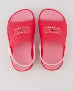 Stripes Sandalen in Pink