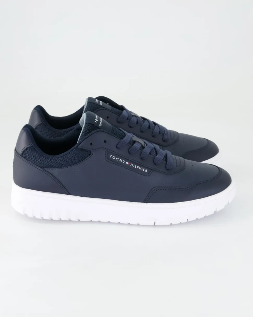 TH BASKET CORE LTH PINPERF Sneaker in Blau