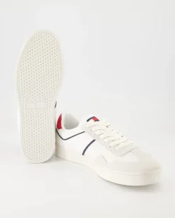 TJM Leather Retro Sneaker in Beige