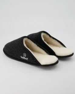Trendy Filz Hausschuhe in Grau