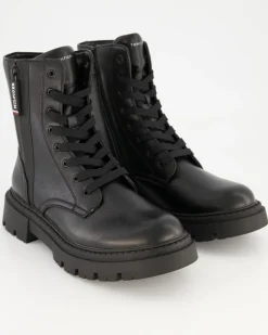 Tronchetto Schnürstiefel in Schwarz