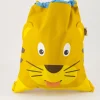 Turnbeutel Tiger Rucksack in Gelb