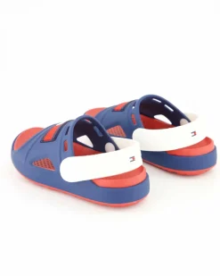 T3X2-33440-0083X2007 Pantoletten in Blau