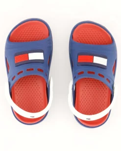 T3X2-33440-0083X2007 Pantoletten in Blau