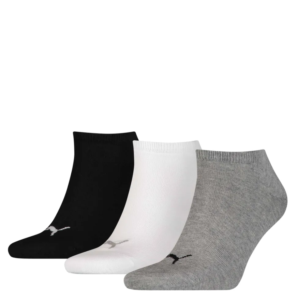 UNISEX SNEAKER PLAIN 3P Socken in Mehrfarbig