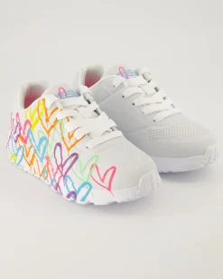 Uno Lite-Spread The Love Sneaker in Weiß