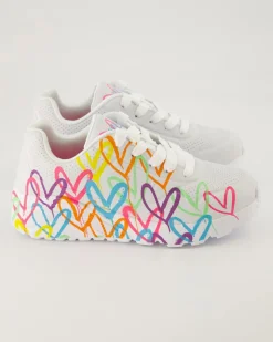 Uno Lite-Spread The Love Sneaker in Weiß