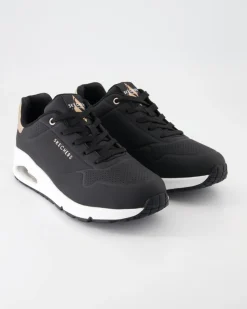 Uno-Golden Air Sneaker in Schwarz