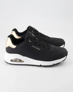 Uno-Golden Air Sneaker in Schwarz