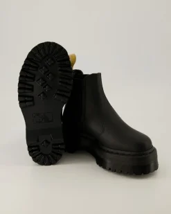 V 2976 Quad Chelsea Boots in Schwarz