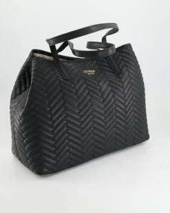 Vikky II Large 2 in 1 Tote Handtasche in Schwarz