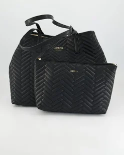 Vikky II Large 2 in 1 Tote Handtasche in Schwarz