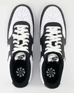 W Nike Court Vison Lo Sneaker in Schwarz