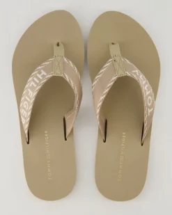 Webbing Zehentrenner in Beige