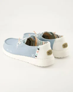Wendy Boho Slipper in Blau