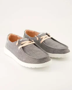 Wendy Boho Slipper in Grau