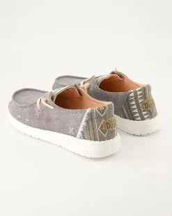 Wendy Boho Slipper in Grau