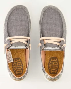 Wendy Boho Slipper in Grau