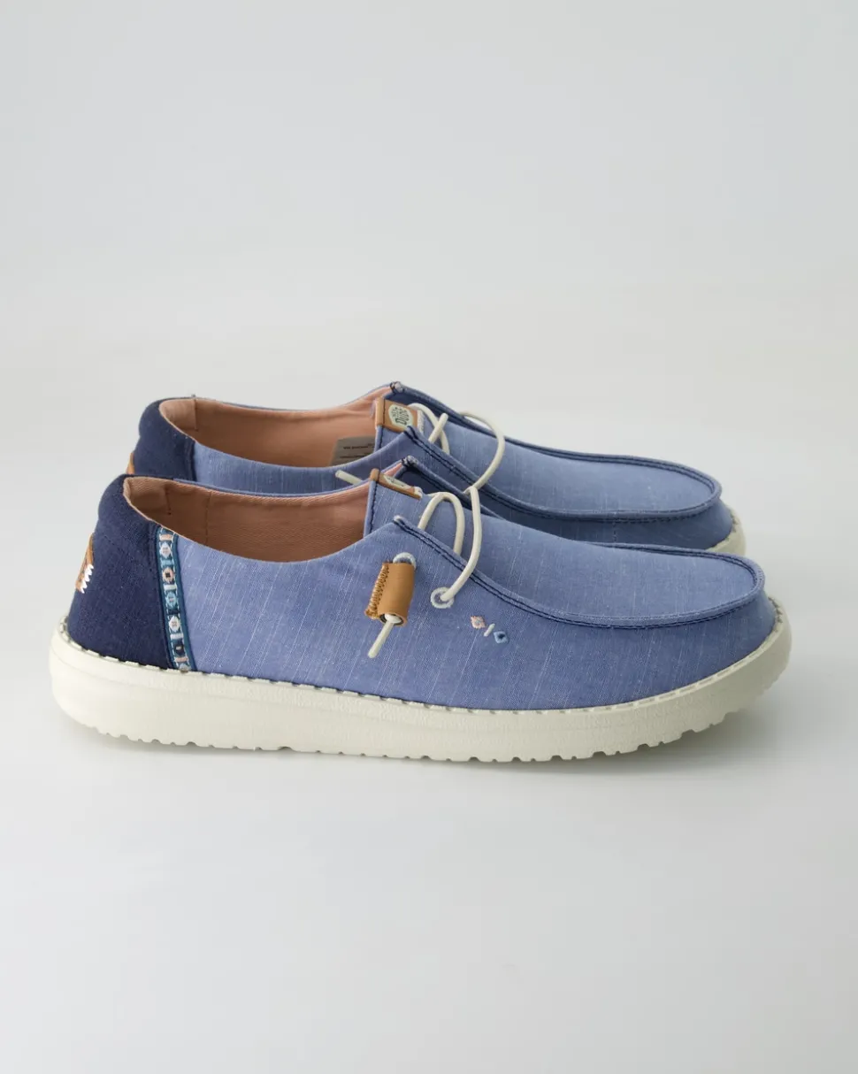 Wendy Chambray Sneaker in Blau