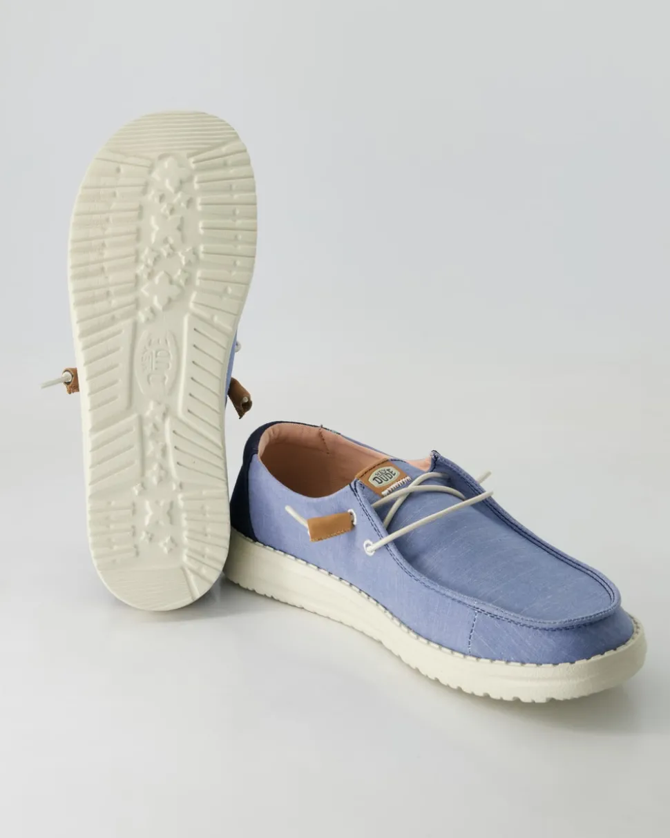 Wendy Chambray Sneaker in Blau